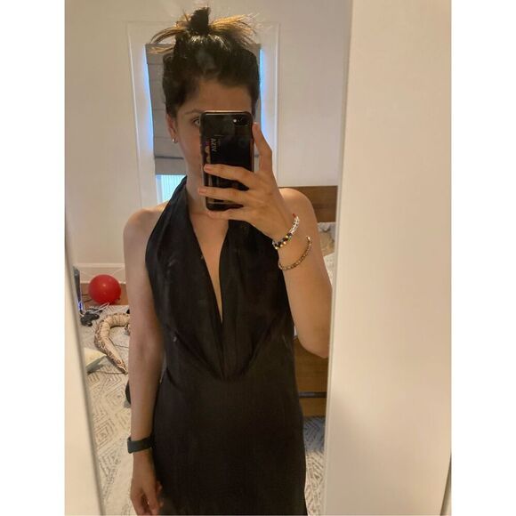 Isabel Garcia halter deep plunge dress‎ - Picture 2 of 5